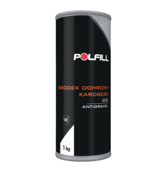 POLFILL / Средство для защиты кузова ANTIGRAVITEX 200, 1 кг, серый ( 12 )