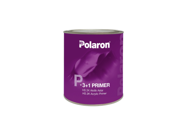 POLARON / P3+1 HS 2K грунт-наполнитель толстослойный серый 1л YD-PPAC310100604 (6)