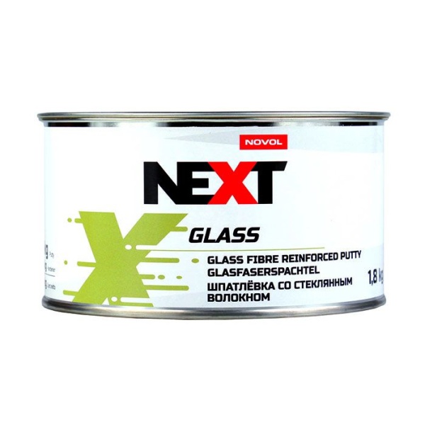 NEXT / Шпатлевка Glass со стекловолокном 1,8 кг   90913   (6шт)